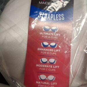 Maidenform Strapless Bra - White